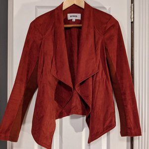 BB Dakota Scarlet Jacket Velvet Faux Suede SM